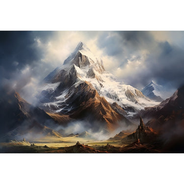 Contemporary Mountain Canvas